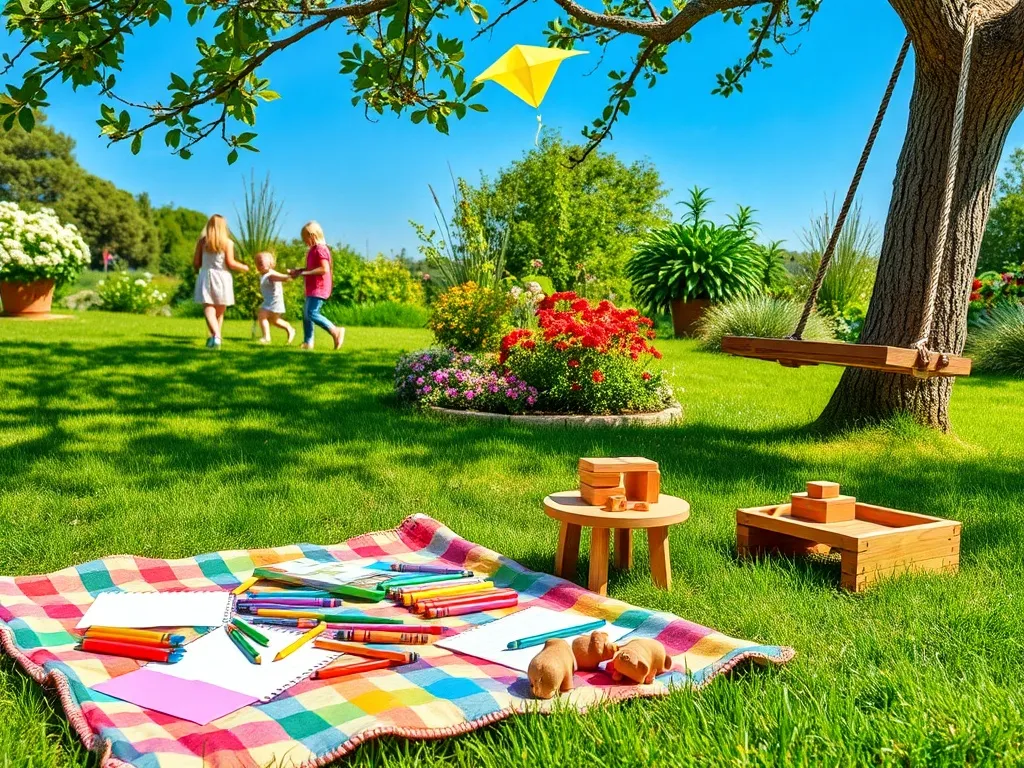 Zabawy dla dzieci w ogrodzie: pomysły na kreatywną zabawę